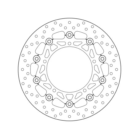 Disco de freno BREMBO Serie Oro redondo flotante