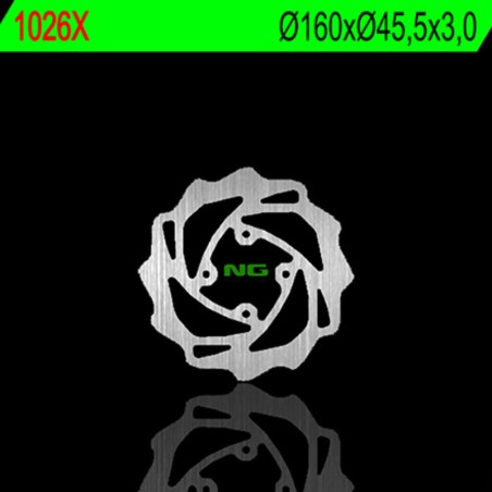 Disco de freno NG BRAKES ondulado fijo