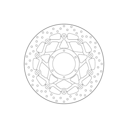 Disco de freno BREMBO Serie Oro redondo flotante