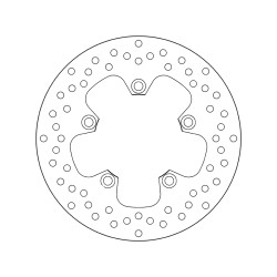 Disco de freno BREMBO Serie Oro redondo fijo 2