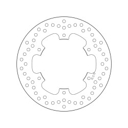 Disco de freno BREMBO Serie Oro redondo fijo 2