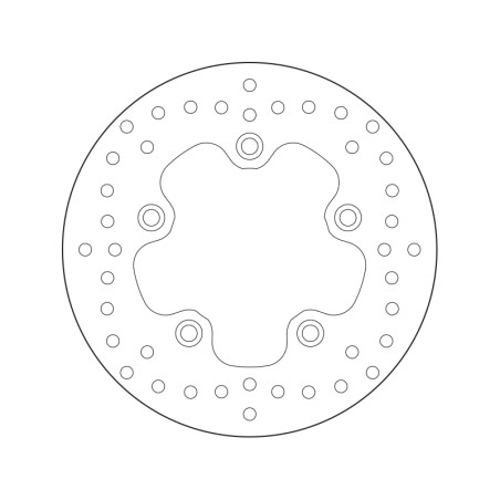 Disco de freno BREMBO Serie Oro redondo fijo