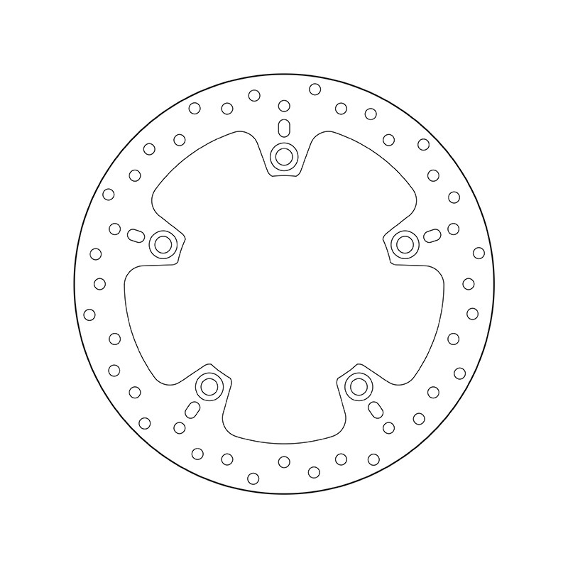 Disco de freno BREMBO Serie Oro redondo fijo
