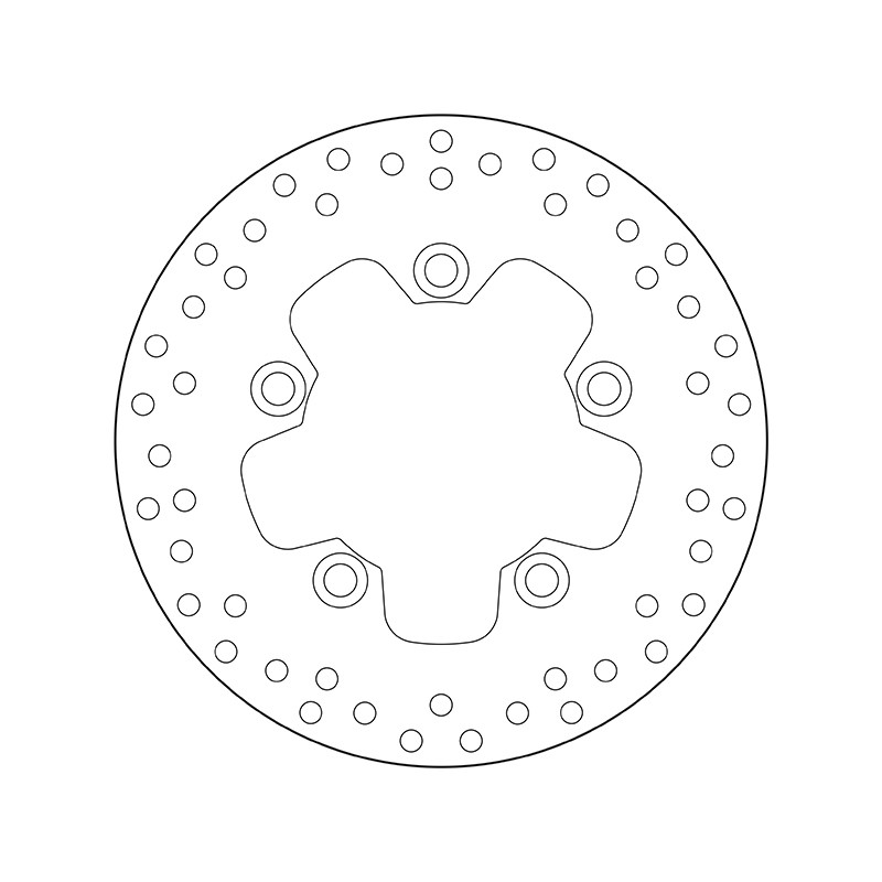 Disco de freno BREMBO Serie Oro redondo fijo