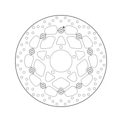 Disco de freno BREMBO Serie Oro redondo flotante 2