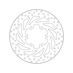 Disco de freno BREMBO Serie Oro redondo fijo 2