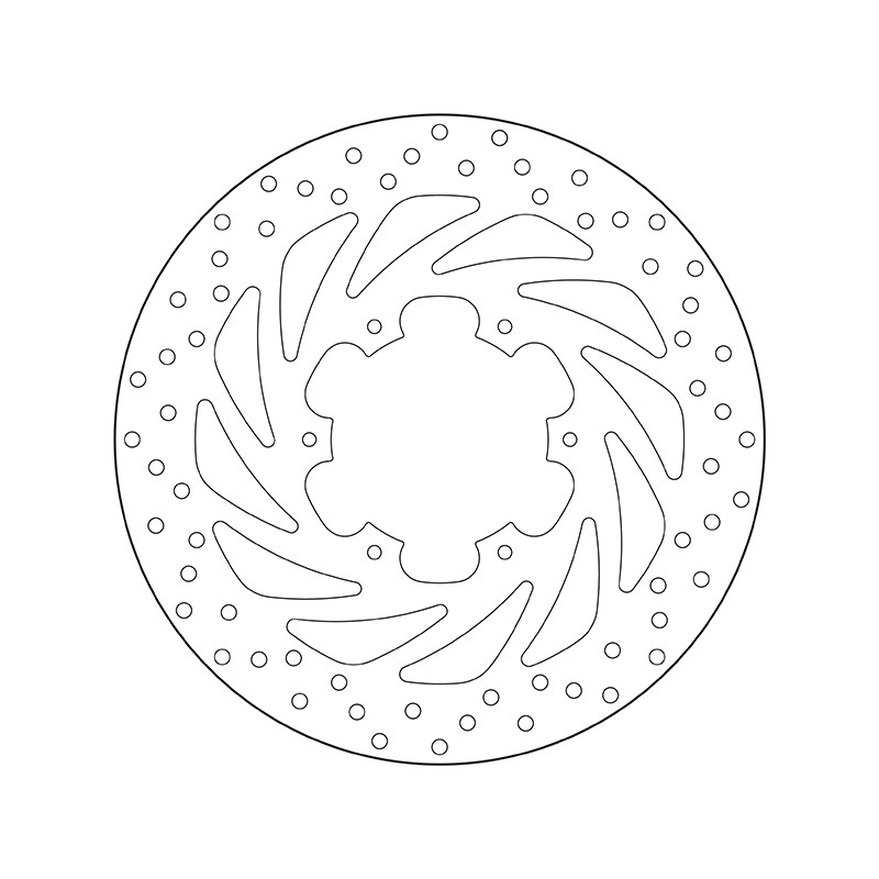 Disco de freno BREMBO Serie Oro redondo fijo