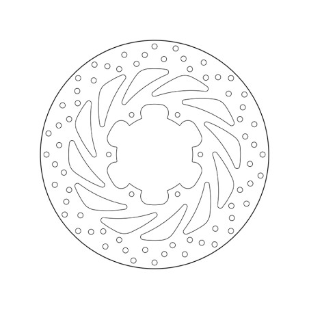 Disco de freno BREMBO Serie Oro redondo fijo