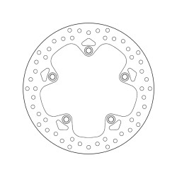 Disco de freno BREMBO Serie Oro redondo fijo 2