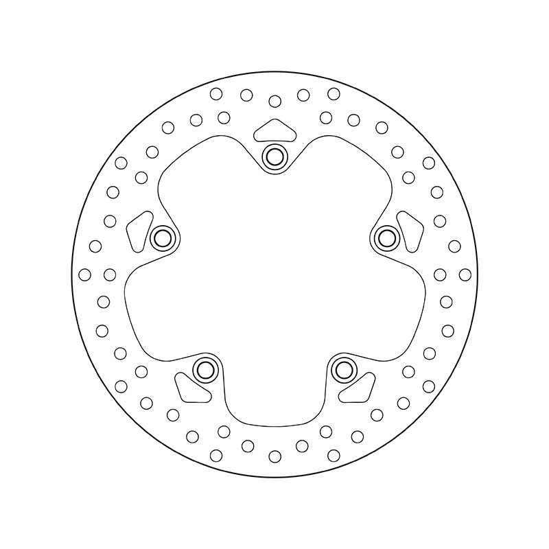 Disco de freno BREMBO Serie Oro redondo fijo
