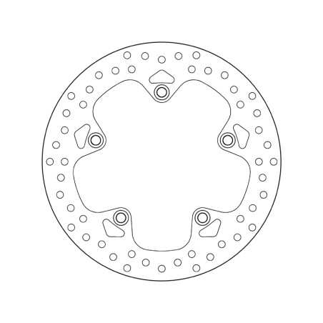 Disco de freno BREMBO Serie Oro redondo fijo
