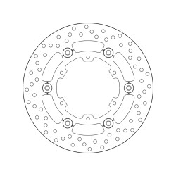 Disco de freno BREMBO Serie Oro redondo flotante 2