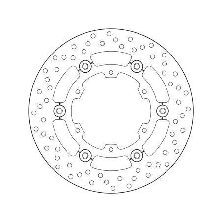Disco de freno BREMBO Serie Oro redondo flotante