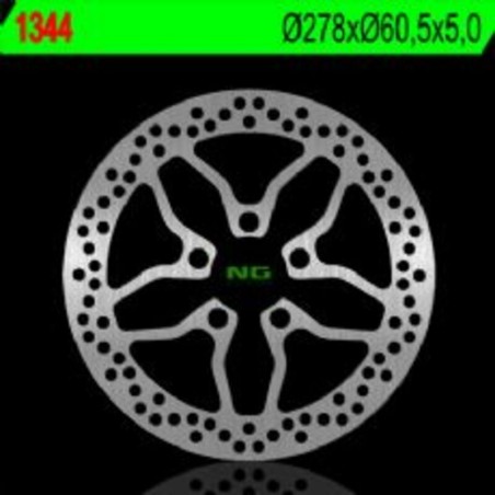 Disco de freno NG BRAKES redondo fijo