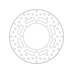 Disco de freno BREMBO Serie Oro redondo fijo 2