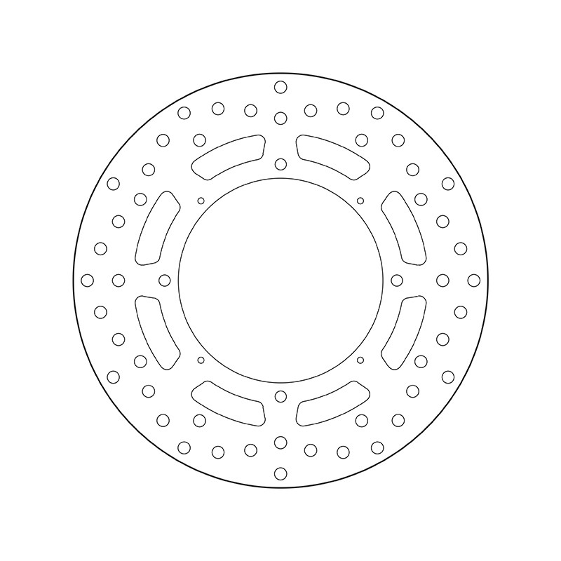 Disco de freno BREMBO Serie Oro redondo fijo