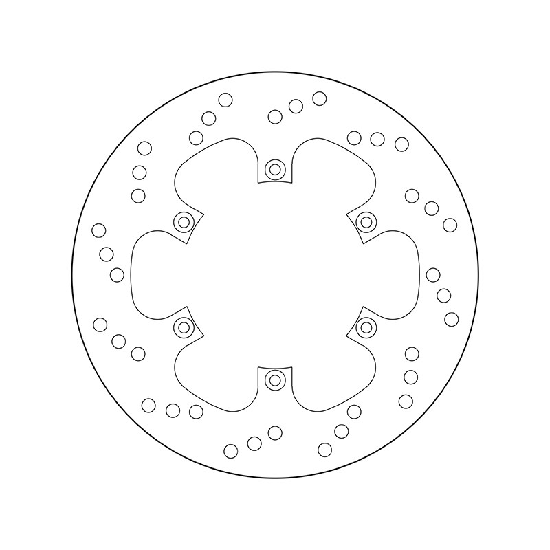 Disco de freno BREMBO Serie Oro redondo fijo