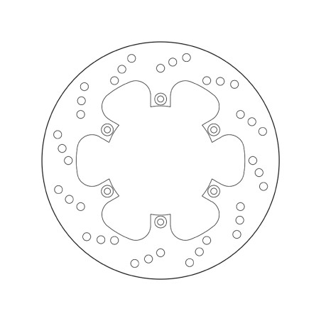 Disco de freno BREMBO Serie Oro redondo fijo