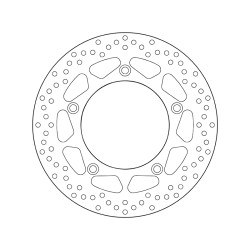 Disco de freno BREMBO Serie Oro redondo fijo 2