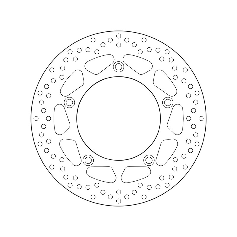 Disco de freno BREMBO Serie Oro redondo fijo