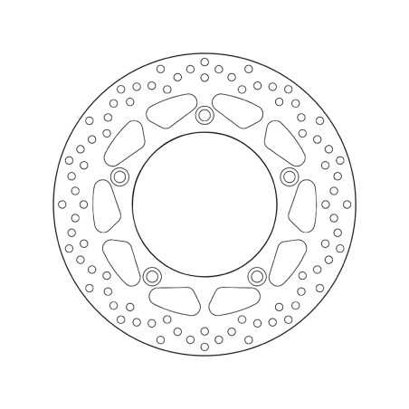 Disco de freno BREMBO Serie Oro redondo fijo