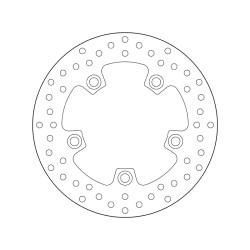 Disco de freno BREMBO Serie Oro redondo fijo 2