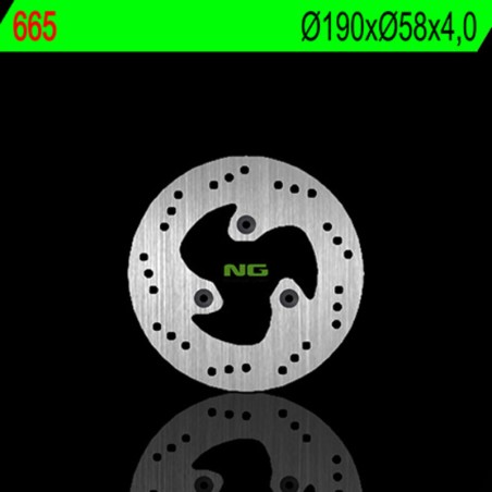 Disco de freno NG BRAKES redondo fijo