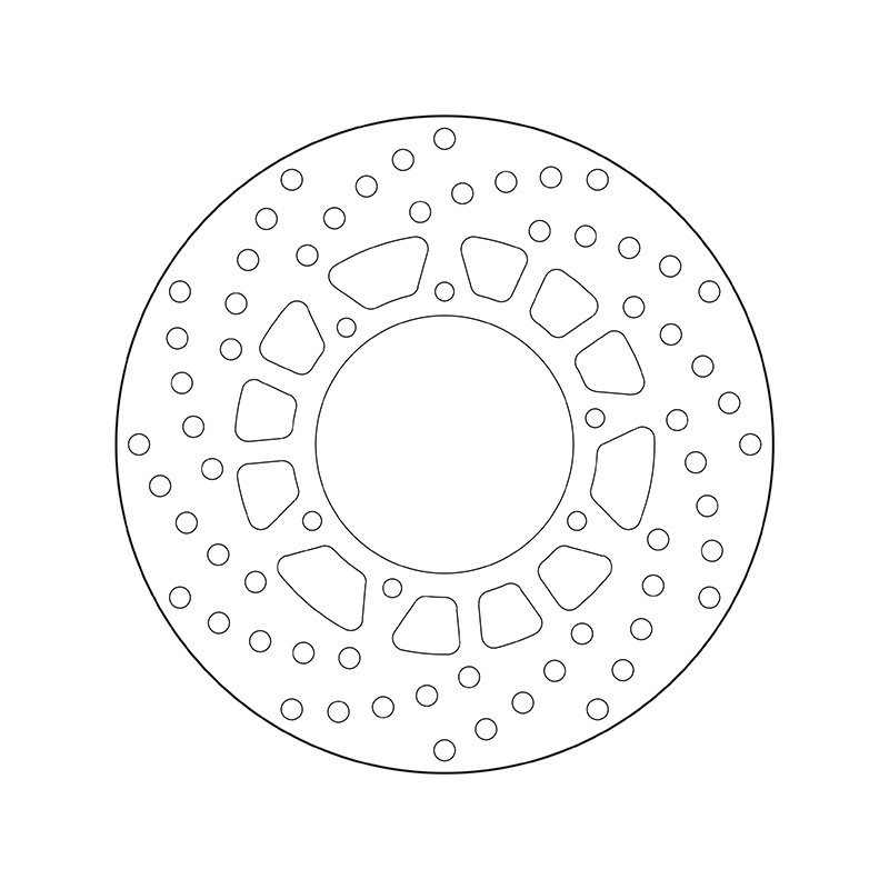 Disco de freno BREMBO Serie Oro redondo fijo