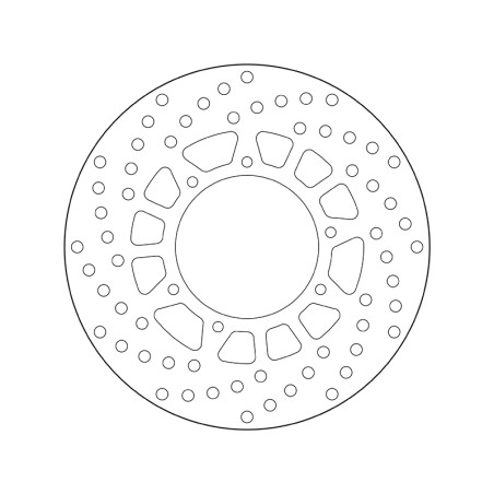 Disco de freno BREMBO Serie Oro redondo fijo