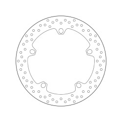 Disco de freno BREMBO Serie Oro redondo fijo 2