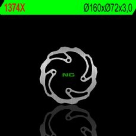 Disco de freno NG BRAKES ondulado fijo