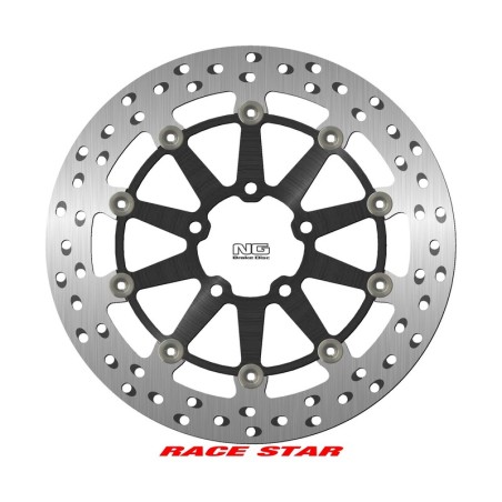 Disco de freno NG BRAKES Race Star redondo flotante