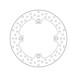 Disco de freno BREMBO Serie Oro redondo fijo 2