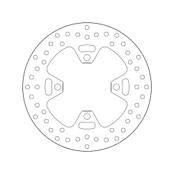 Disco de freno BREMBO Serie Oro redondo fijo 2