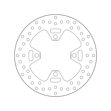 Disco de freno BREMBO Serie Oro redondo fijo