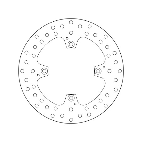 Disco de freno BREMBO Serie Oro redondo fijo