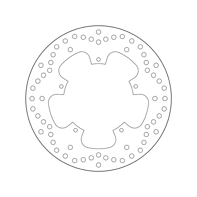 Disco de freno BREMBO Serie Oro redondo fijo