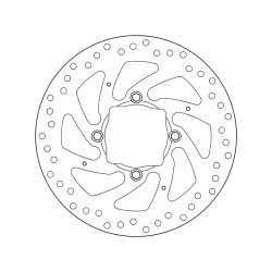 Disco de freno BREMBO Serie Oro redondo fijo 2