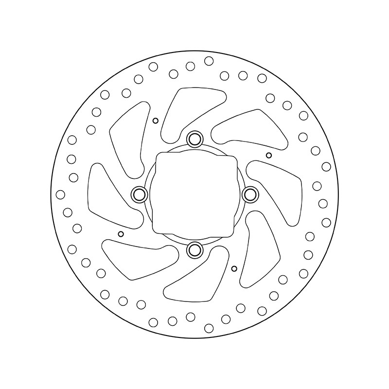 Disco de freno BREMBO Serie Oro redondo fijo