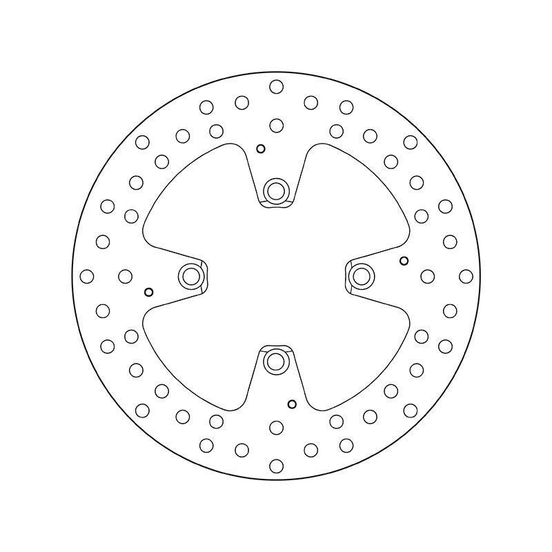 Disco de freno BREMBO Serie Oro redondo fijo