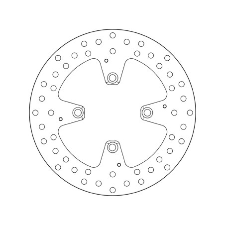 Disco de freno BREMBO Serie Oro redondo fijo
