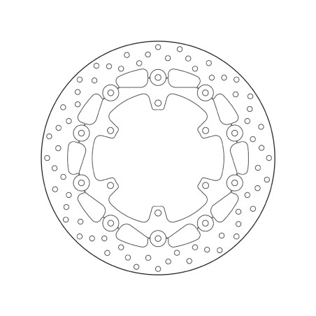 Disco de freno BREMBO Serie Oro redondo flotante