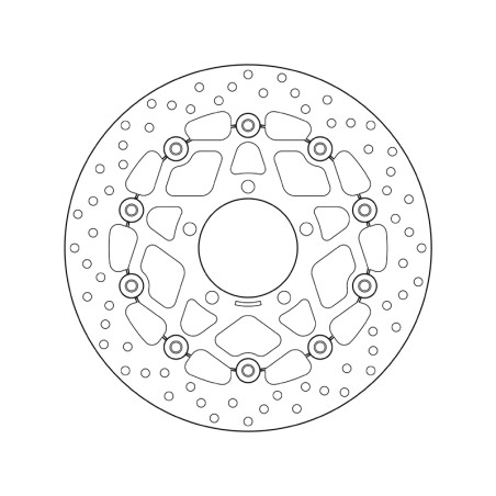Disco de freno BREMBO Serie Oro redondo flotante