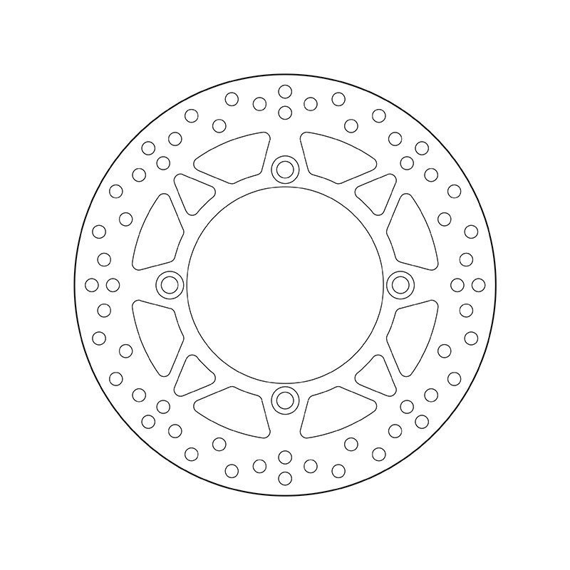 Disco de freno BREMBO Serie Oro redondo fijo