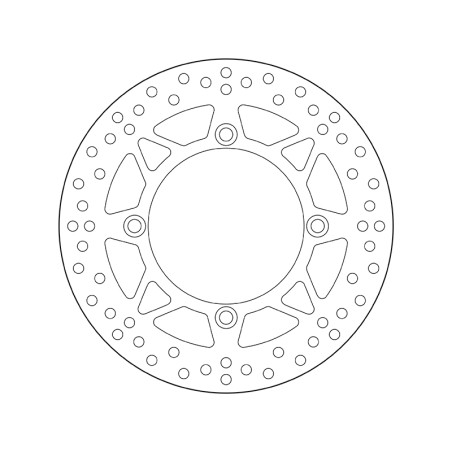 Disco de freno BREMBO Serie Oro redondo fijo