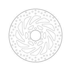 Disco de freno BREMBO Serie Oro redondo fijo 2