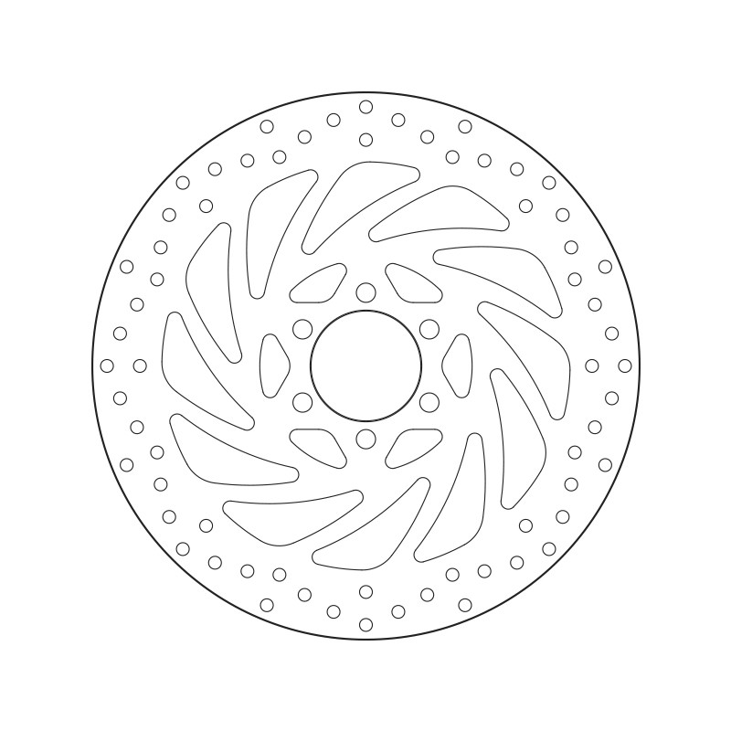 Disco de freno BREMBO Serie Oro redondo fijo