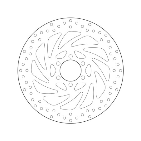 Disco de freno BREMBO Serie Oro redondo fijo