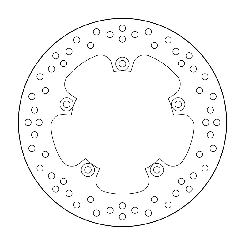 Disco de freno BREMBO Serie Oro redondo fijo