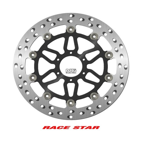 Disco de freno NG BRAKES Race Star redondo flotante